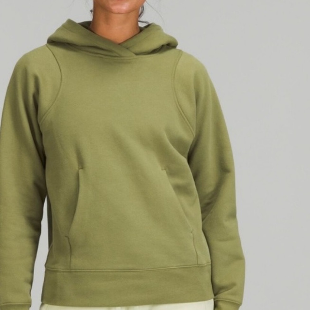 NWD $108 Lululemon Loungeful Hoodie SZ 6 BRZG Bronze Green